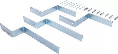 Serie di ganci da muro con set di tensostrutture 4 pz
