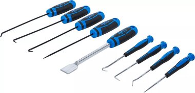 Serie di aghi e ganci con impugnatura 9 pz