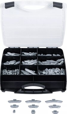 Assortimento di pesi di bilanciamento BGS | 320 pz.