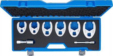 Set di chiavi a zampa di gallo 12,5mm (1/2) / 20mm (3/4) 8 pz