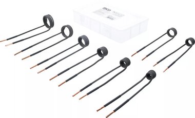 Serie di bobine di induzione per riscaldatore ad induzione piegata a 90° per BGS 2169 8-pz