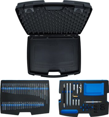 Set di adattatori per misuratore digitale di pressione e compressione BGS 63410