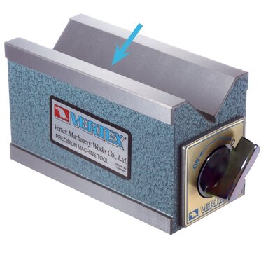 Blocco a V magnetico 8 mm - 50 mm