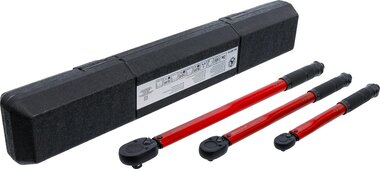Set di chiavi dinamometriche (1/4) 2 - 24 Nm, (3/8) 19 - 110 Nm, (1/2) 28 - 210 Nm 3 pz