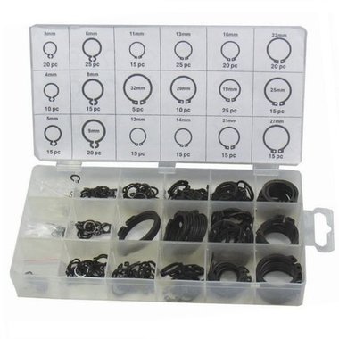 Assortimento di anelli di sicurezza (esterni) 300 parti