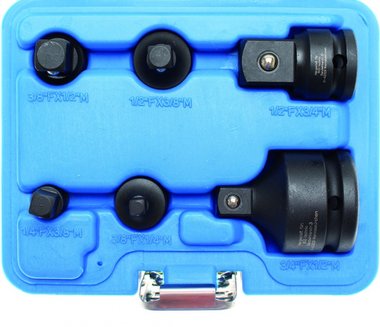 Kracht adapter verloop set, 6 delig