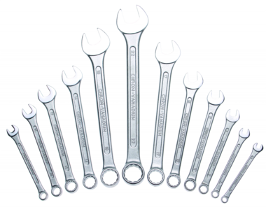 Set di tasti combinati in 12 parti secondo DIN 3113 6-22 mm