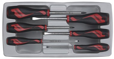 Set di cacciaviti piatto, pz 6dlg