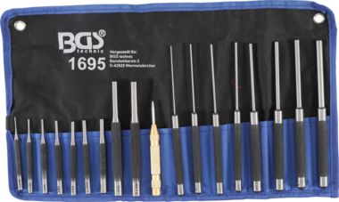 Set di penne 100-150-200 mm 1,5 - 9,5 mm Incl. punti centrali 18 pezzi