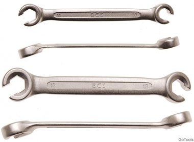 Chiavi per dadi flangiati, set 2 pezzi, 10x11 + 12x13 mm