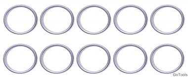 Assortimento di anelli di tenuta per BGS-126 Ã 17 / 20,5 mm 20 pezzi