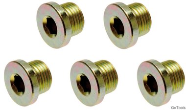 Viti di scarico olio per BGS-126 M20 x 1,5 mm 5 pezzi
