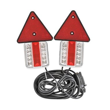 Set luci rimorchio a LED con riflettori magneti 7,5+2,5M di cavo