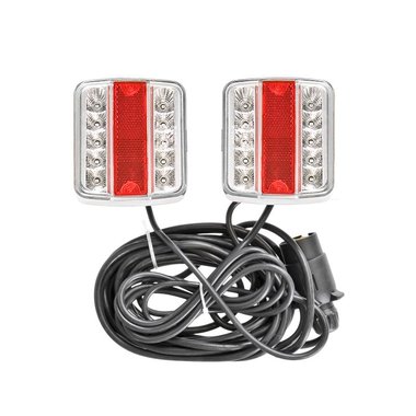 Set luci rimorchio LED con magneti 7,5+2,5M di cavo