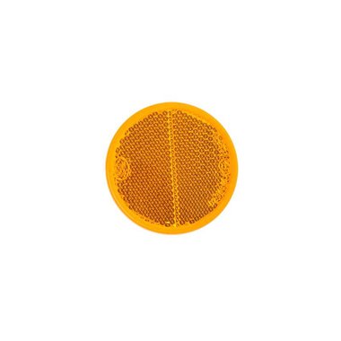 Riflettore arancione 60mm adesivo arancione 60mm