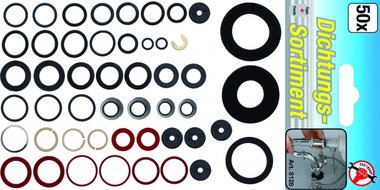 Assortimento di O-Ring in 50 parti