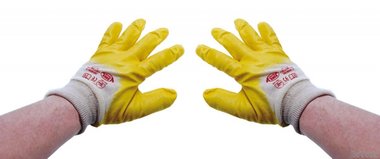 Guanti, nitrile