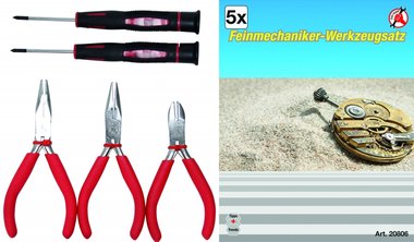 Set di utensili meccanici di precisione in 5 pezzi