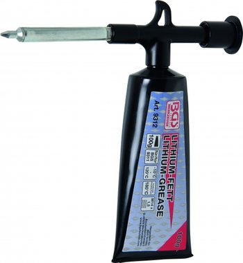 Mini Grease Gun con 100 g di grasso al litio (1 tubo)