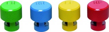 Set di tappi colorati per valvole RDKS in 4 parti