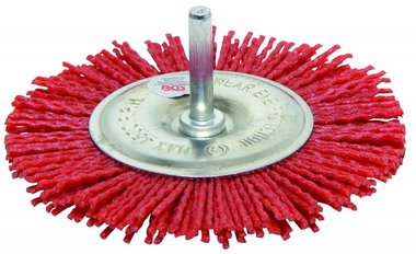 Spazzola in nylon, 100 mm, 6 mm Albero