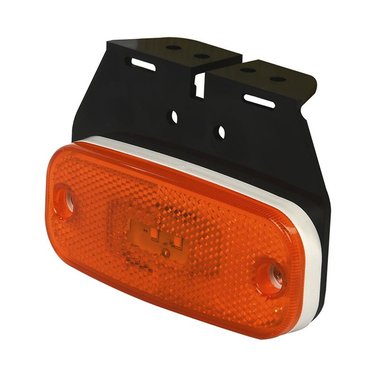 Luce di ingombro laterale 10-30V arancione 110x45mm LED con supporto
