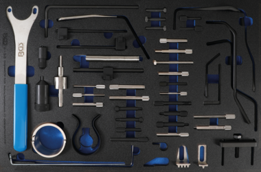 BGS Tool sheet 3/3: set di strumenti per la fasatura del motore per Fiat, Ford, Citroen, Peugeot