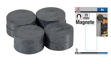 Serie di magneti ceramico Ø 25 mm 6 pz