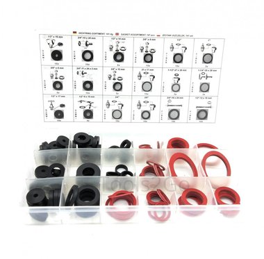 Assortimento di guarnizioni, 141 pz