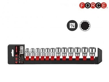 Set di bussole 3/8 a 12 facce 12 pezzi
