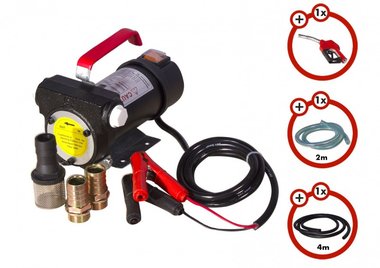 Set pompa diesel 12v, pistola, tubo flessibile, frizione