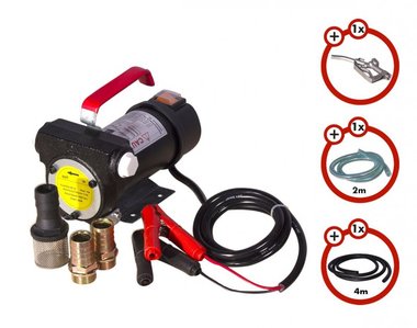 Pompa diesel 24 v  pistola  tubo flessibile diesel  2x giunto di accoppiamento