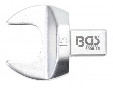 Chiave a forchetta ad innesto 15 mm sede 9 x 12 mm