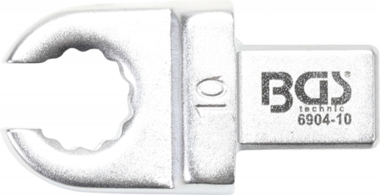 Chiave ad anello ad innesto aperto 10 mm sede 9 x 12 mm