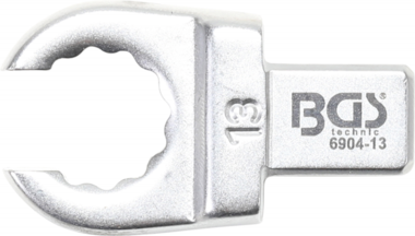 Chiave ad anello ad innesto aperto 13 mm sede 9 x 12 mm