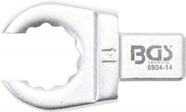 Chiave ad anello ad innesto aperto 14 mm sede 9 x 12 mm