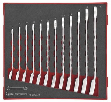 Set di chiavi di battaglia 12 pezzi vassoio ted 12 pezzi