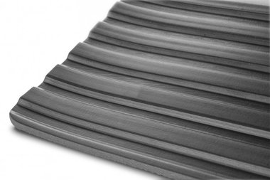 Gomma in rotolo 10mx1200mmx6mm widerib nero