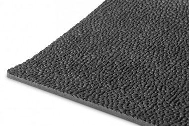 Gomma su rotolo 10m x 1200mm x 3mm chicco di riso nero