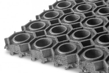 Epdm in rotolo 9,24m x 1000mm x 13mm ring mat nero
