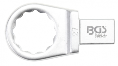 Chiave ad anello ad innesto 27 mm sede 14 x 18 mm